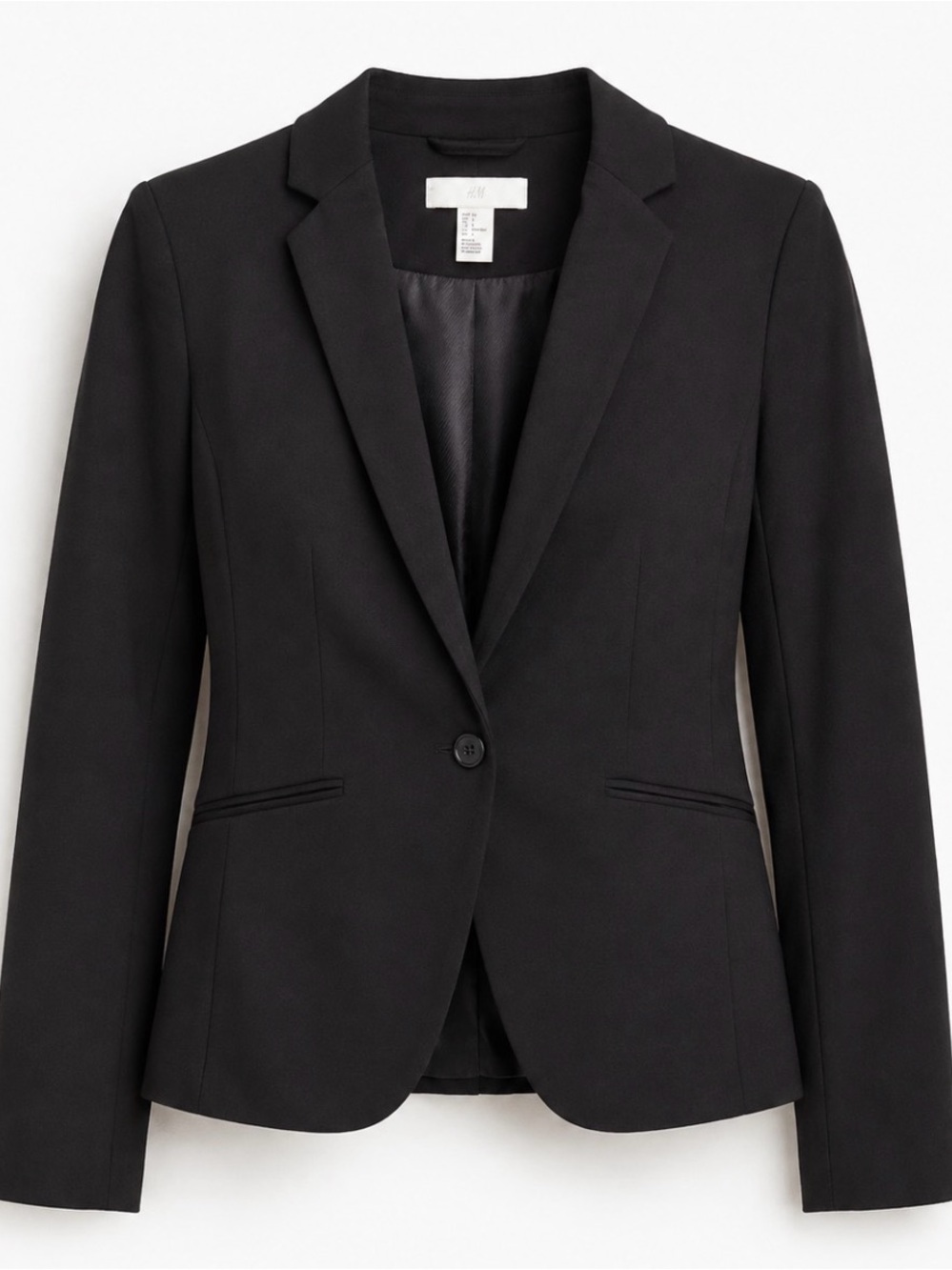 H&M Black Single-Button Women's Blazer